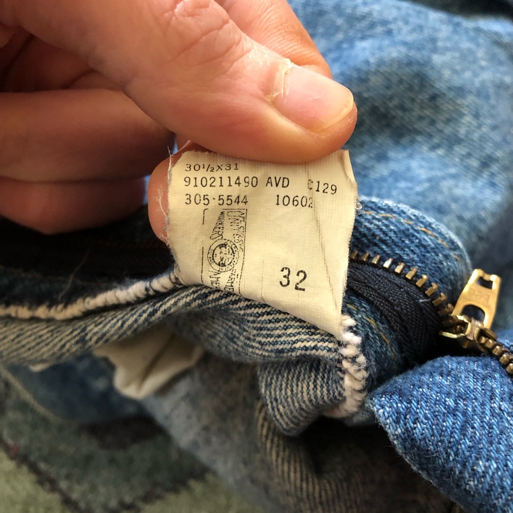 Vintage Lee Blue Jeans - Picture 2 of 6